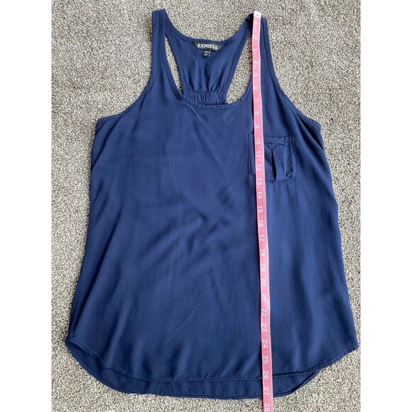 Express Women’s Racerback Tank Top – Navy Blue – Size XS - Picture 6 of 6